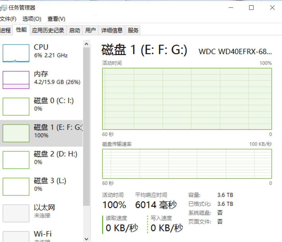 100% usage on my secondary disk e2e15a30-0233-40e8-9939-0597df6407aa.png