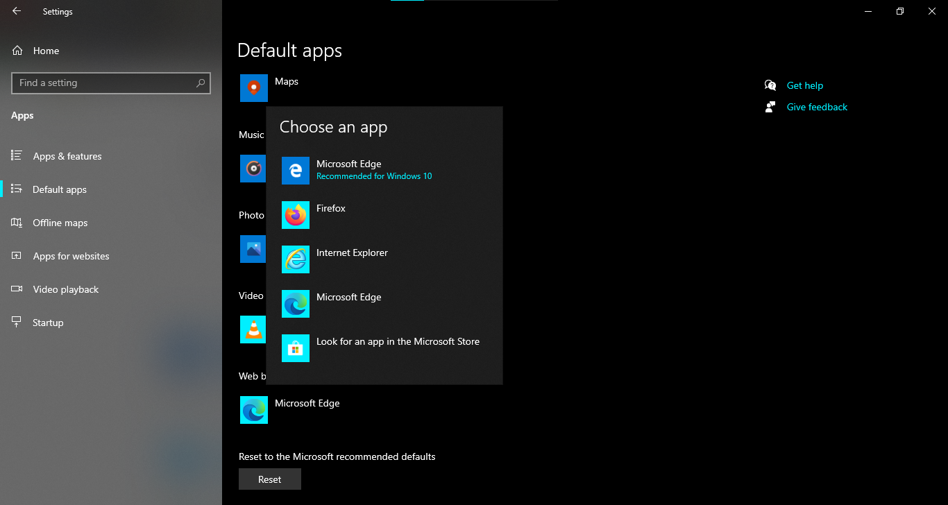 Both the new and the old edge are being shown in the default apps area. e2e3e91d-f0a0-43f0-b620-eb646f83c501?upload=true.png