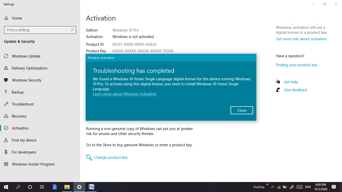 Problem activating Windows 10 e320ff07-2eec-49b7-8f73-d67a518d15ff?upload=true.png