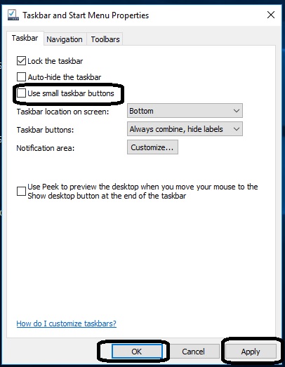 Taskbar icons are really small Windows 10 1809 Home User e377d97f-489c-45cb-8856-ca9160202472.jpg