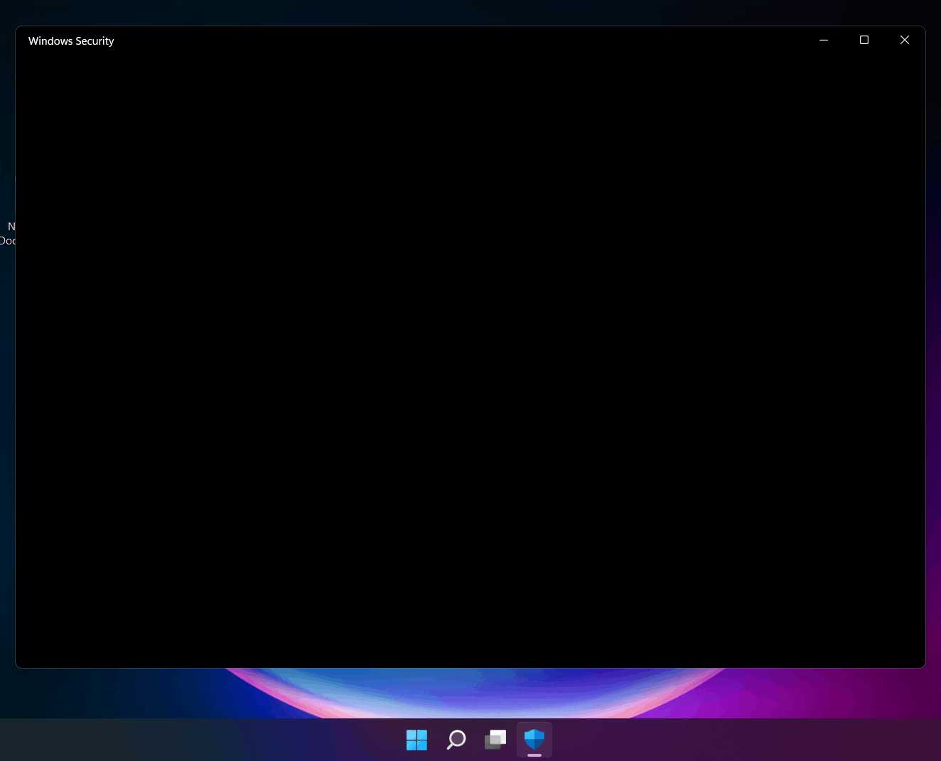 Blank screen on Windows Security dashboard e38ebe69-0b33-4cf7-82dd-c547a940d3f2?upload=true.png