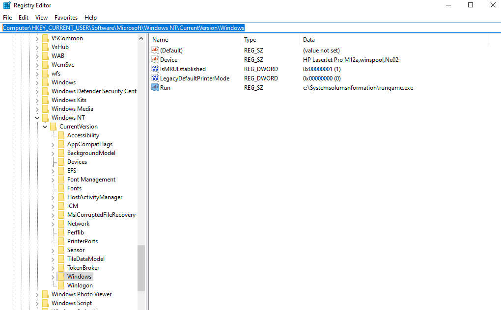 A suspicious registry if it is a virus or not? e3e9e183-310a-419e-b087-f01dc2c5b0d1?upload=true.png