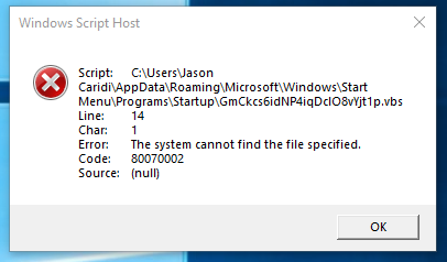 Windows Script Host error code 80070002 on startup. My system can't find some weird file. e40dee96-f2ac-43c2-a71c-81839ad7f56d?upload=true.png