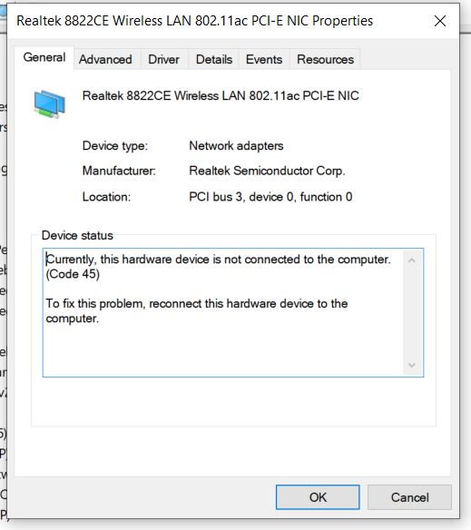 Network adapter driver missing. Code 45 e45a9a60-836d-4691-a0ca-de064e64e650?upload=true.png