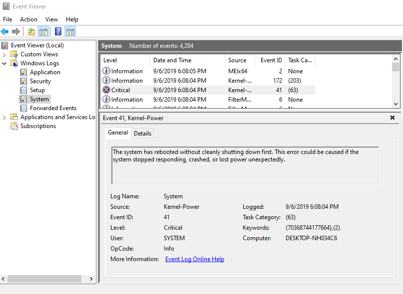 Windows Event Viewer Event 41, Event 6008, PC either reboots or freezes e4830e12-86b9-4f06-b6a4-9d50034783a3?upload=true.png