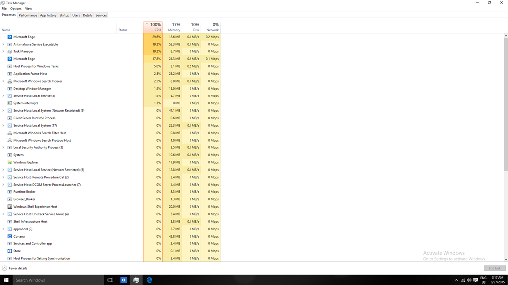 ok so i reinstalled windows 10 pro today and after i did that my cpu usage was at 100% most... e4c78a38-b818-4a24-9470-76e21cc3574f.png