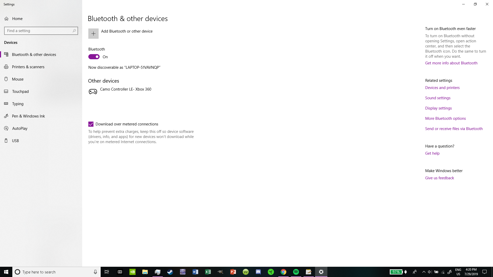 Not able to add a bluetooth device e4d8d09c-610a-47f7-8284-9c1017555f2e?upload=true.png