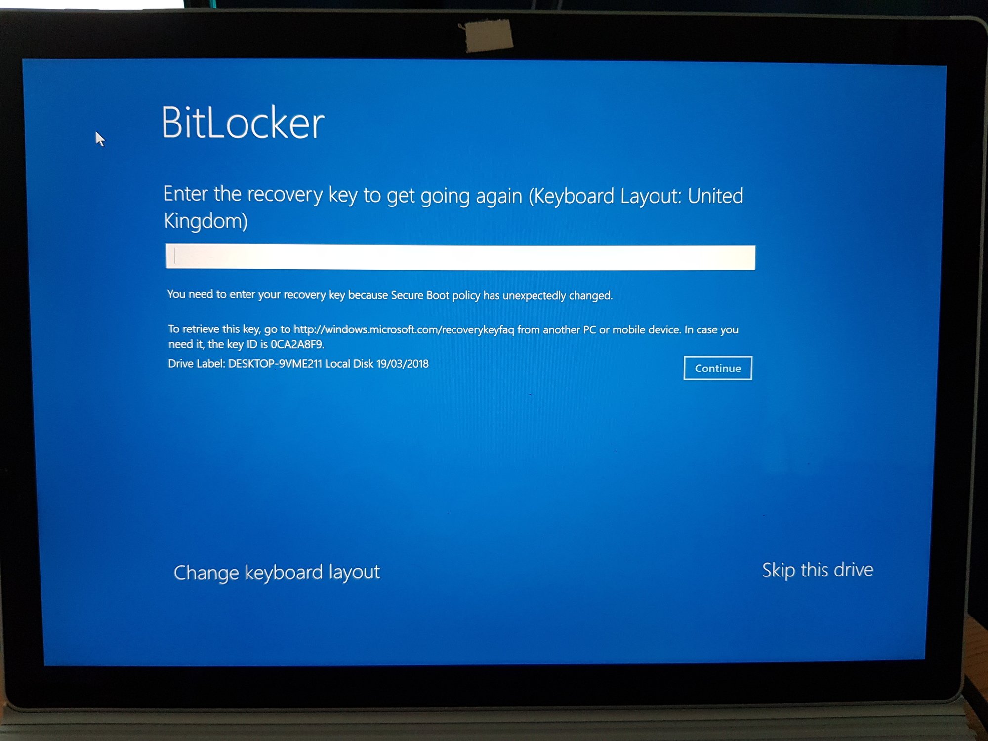 BitLocker Issue after Updates Surface Book 2 e506d065-157b-4073-8529-62709f7ad599?upload=true.jpg