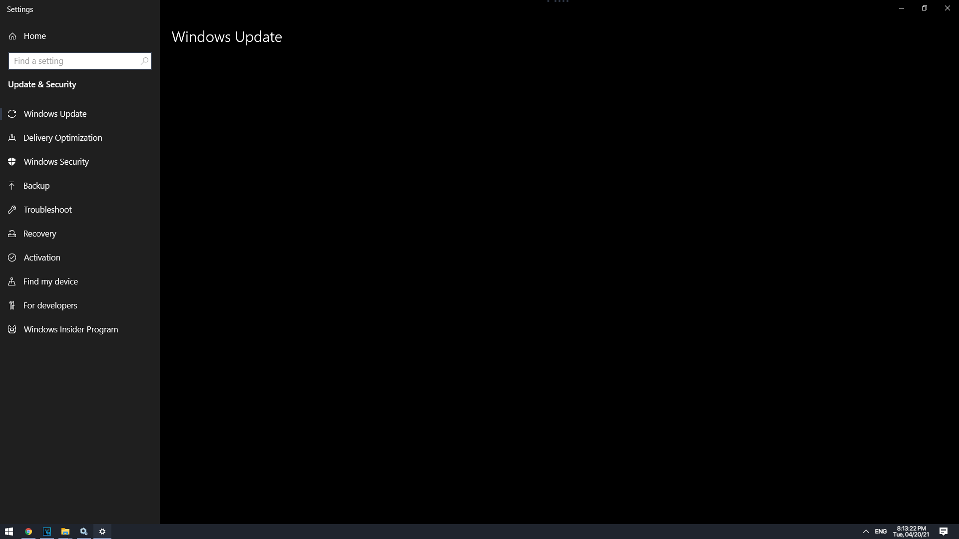 Windows Update not loading in Settings e53b8a6b-f4e9-4175-b44b-ed643ef92c8f?upload=true.png