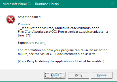 Microsoft Visual C++ Runtime Library Assertion Failed and kept on appearing after turning... e548c271-e628-4137-a397-5974aeecdd2a?upload=true.png