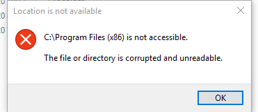 C:\ Program File x86 is not accessible. e5c89810-434c-4db7-9516-a5f61f5cc85e?upload=true.png