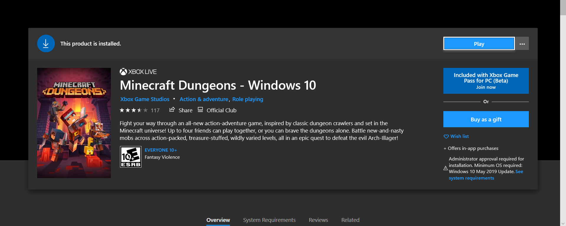 No matter how much i click it wont open the application. How can i fix this? microsoft store e606627f-cacb-41b7-b177-22652a015b03?upload=true.png