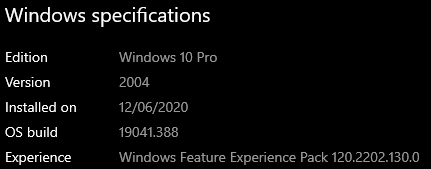 Windows 10 Settings won't show the information bar. e74db346-00eb-4b3e-9db0-33a9045436ed?upload=true.png
