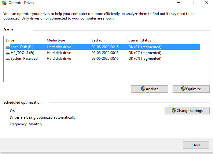 Disk Defrag Utility is not showing C: Drive! e7cc5b7b-c9f5-4135-83af-61117a5558e6?upload=true.png