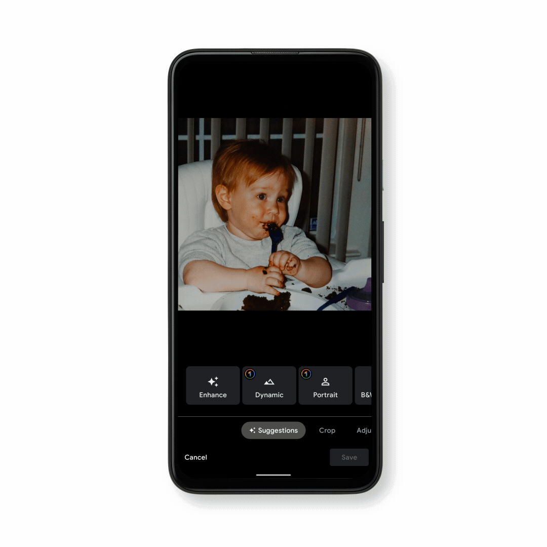 New video editor in Google Photos app E822_Photos_GIFs_Portrait_Light_C_v05.gif