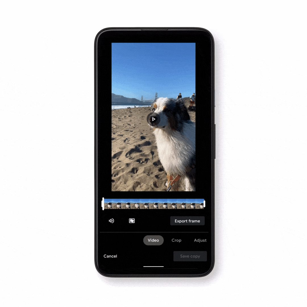Photo App Video Editor only showing some thumbnails. E822_Photos_GIFs_Video_Editor_v04_24fps.gif