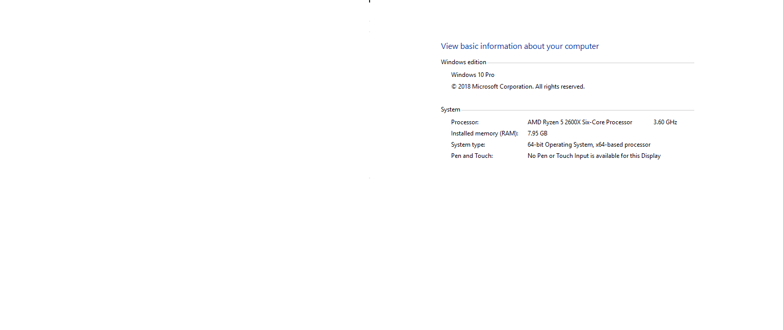 Aorus B450 M bios seeing 16gb of ram Windows only seeing half. e866f809-8684-4f0f-9856-7be93b31ed57?upload=true.png