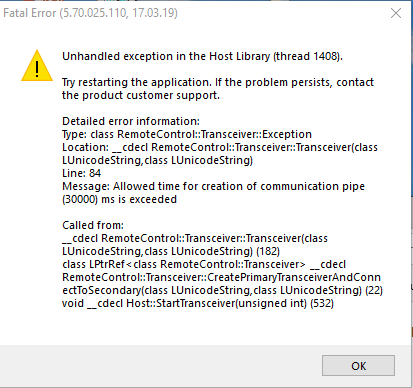 Unhandled exception in Host Library (thread1408) e878cc1c-466e-44d3-b16b-1ff8a073ff40?upload=true.png