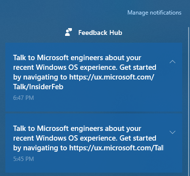 Annoying feedback notification keeps popping up e8f18365-816a-4d76-acd8-fe4ebbd48401?upload=true.png