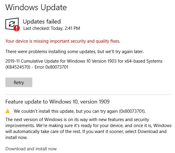 Unable to update to Windows 10 November 2019 version 1909 update e9927e80-5fe5-4d3e-93a1-eea94c20d026?upload=true.png