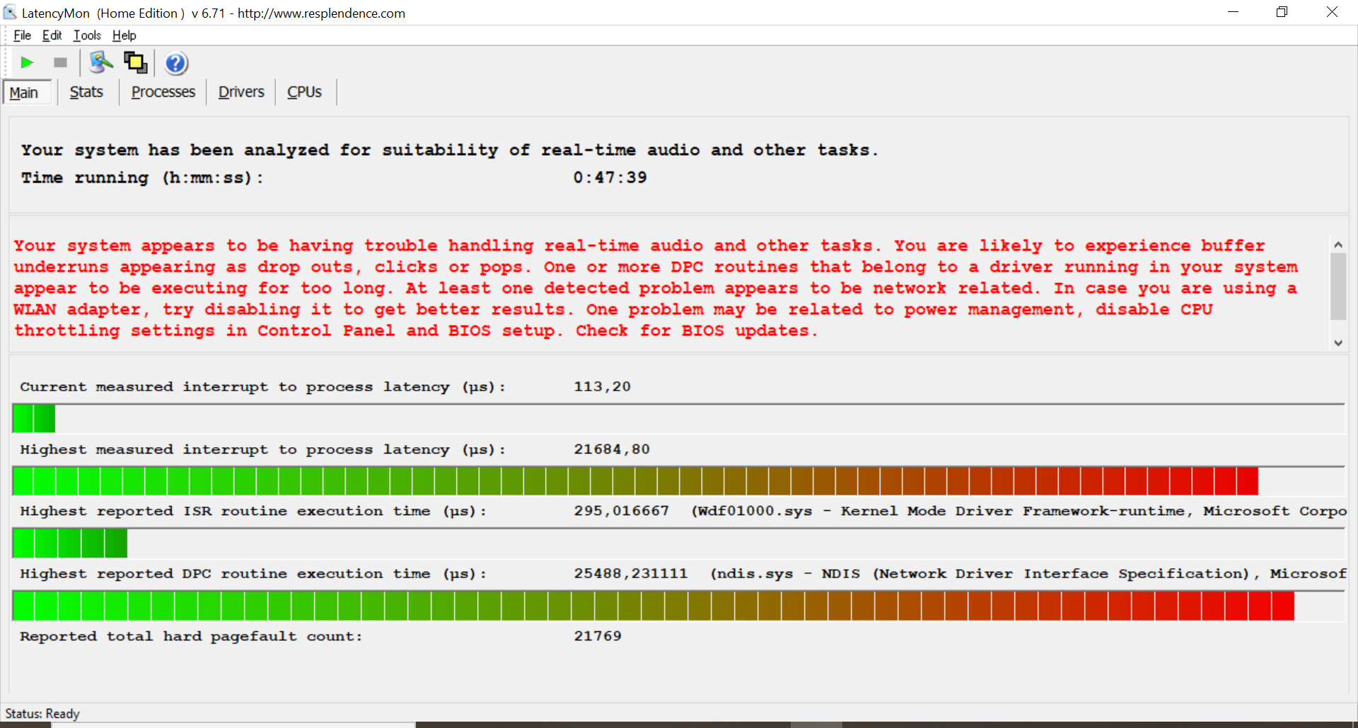 Crackling sound on audio recording. High DPC latency ACPI.sys and ndis.sys e99ae9e1-1360-4a52-bf7d-f5b3ce6f601b?upload=true.png