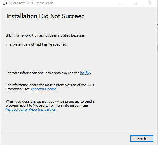 .NET Framework 4.8 Installation Did Not Succeed e9d24b38-b7a8-45d9-8d28-fff35b2d0a29?upload=true.png