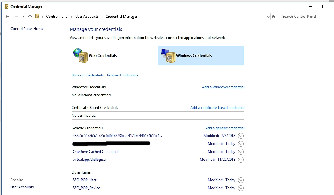 Windows 'generic credentials' unknown listing - what is this? e9dccb4d-9570-4493-8d29-eecdaa576604?upload=true.jpg