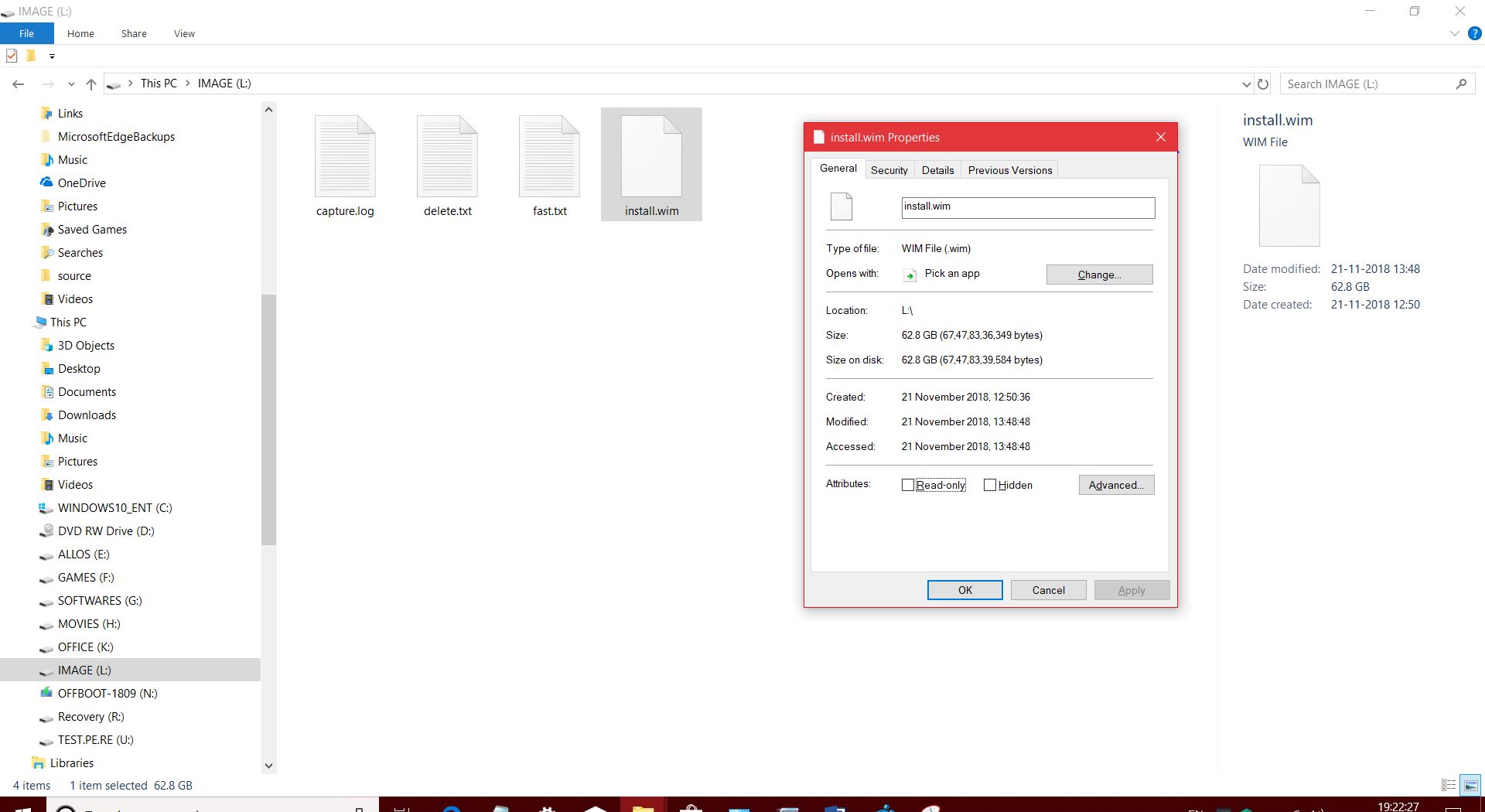 WHY SAVING OF  CAPTURED IMAGE OF C DRIVE AS INSTALL.WIM  TOOKS   58-MINUTES TO COMPLETE e9f1e9f7-6c50-4804-8bc9-2a2dffedd66f?upload=true.jpg