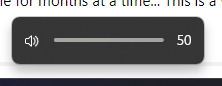 Is the new volume slider supposed to not show what volume you have? e9f93ccc-a4ef-4de3-9dcf-89cf5b9fdb16?upload=true.png