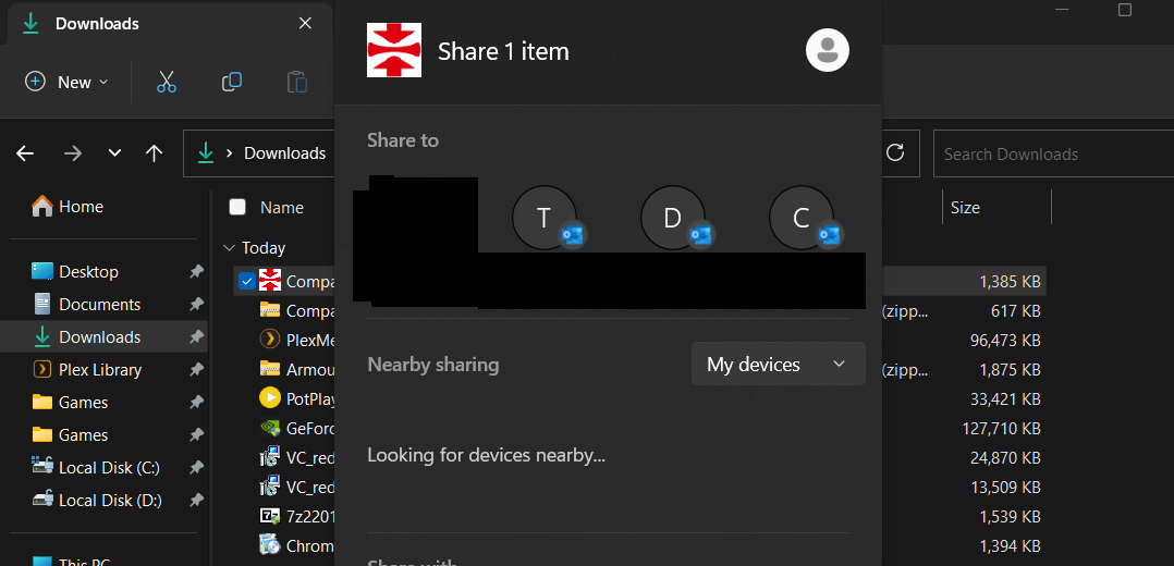 How to permanently remove recommended emails popping up when sharing files on Windows e9febdd3-d00a-4376-8cb9-31edeab8ca82?upload=true.png