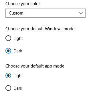 How do I use Cortana exclusively in dark mode with Windows 10 being light? ea3fa415-d3b0-407f-8262-0fe5e937d827?upload=true.png
