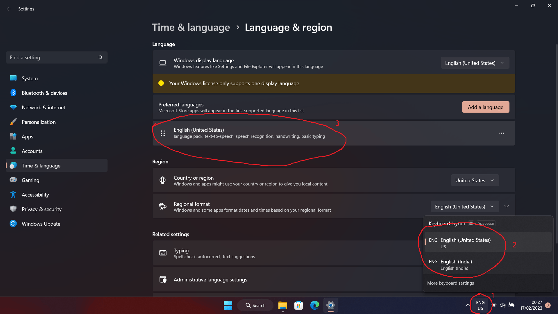 Keyboard Input bar on taskbar appearing even after removing the second language every time ea5bbe1a-15f1-450a-a8fa-ce61416846f9?upload=true.png