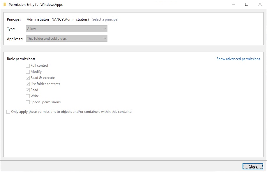 Windows cannot access the specified device,path, or file. You may not have the appropriate... ea72aa22-05c4-404d-beee-d5b7689f75aa?upload=true.jpg