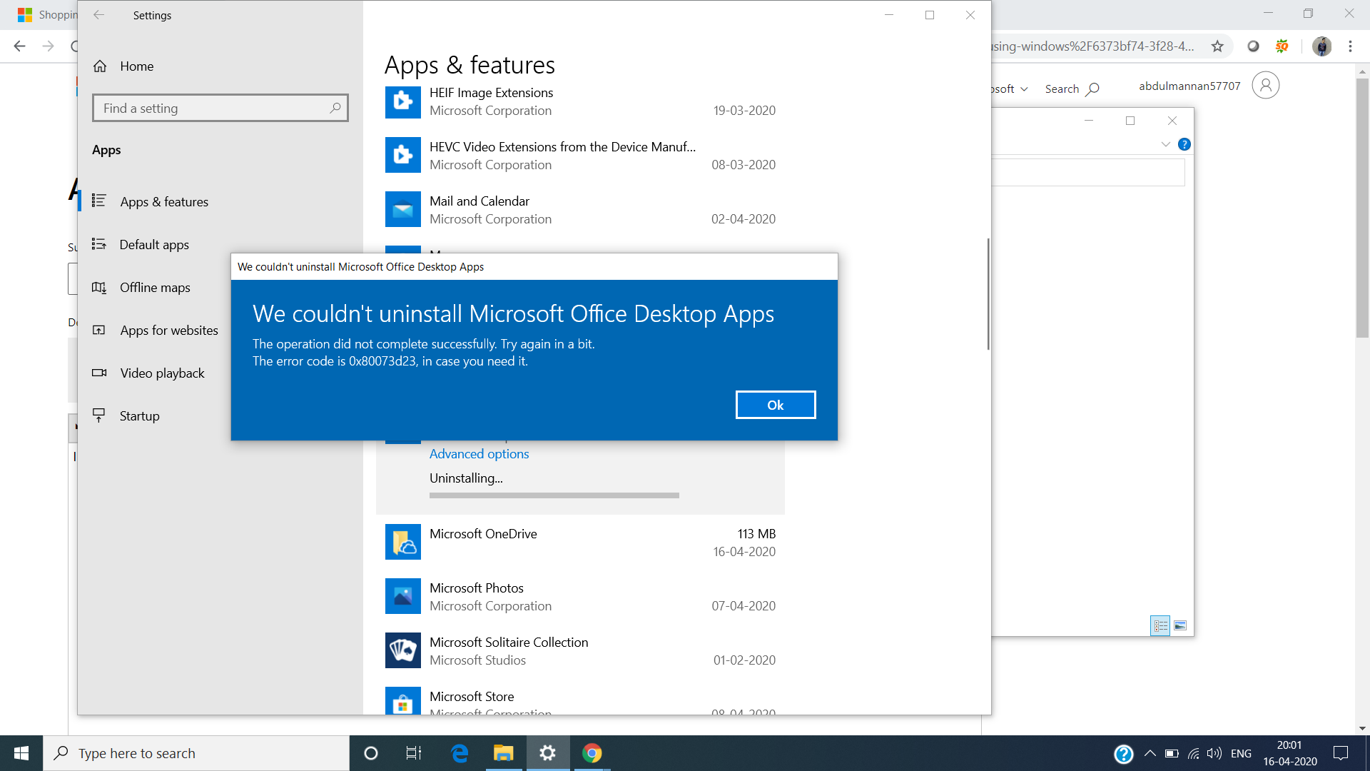 Error Code 0x80073d23 when using Windows applications eab23309-5c0c-486d-985f-10f7e5a23543?upload=true.png