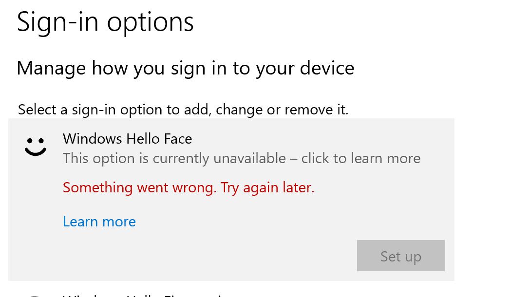 Windows Hello stopped working - "something went wrong" eac1d599-18e5-4274-bcc4-da640742cab4?upload=true.jpg