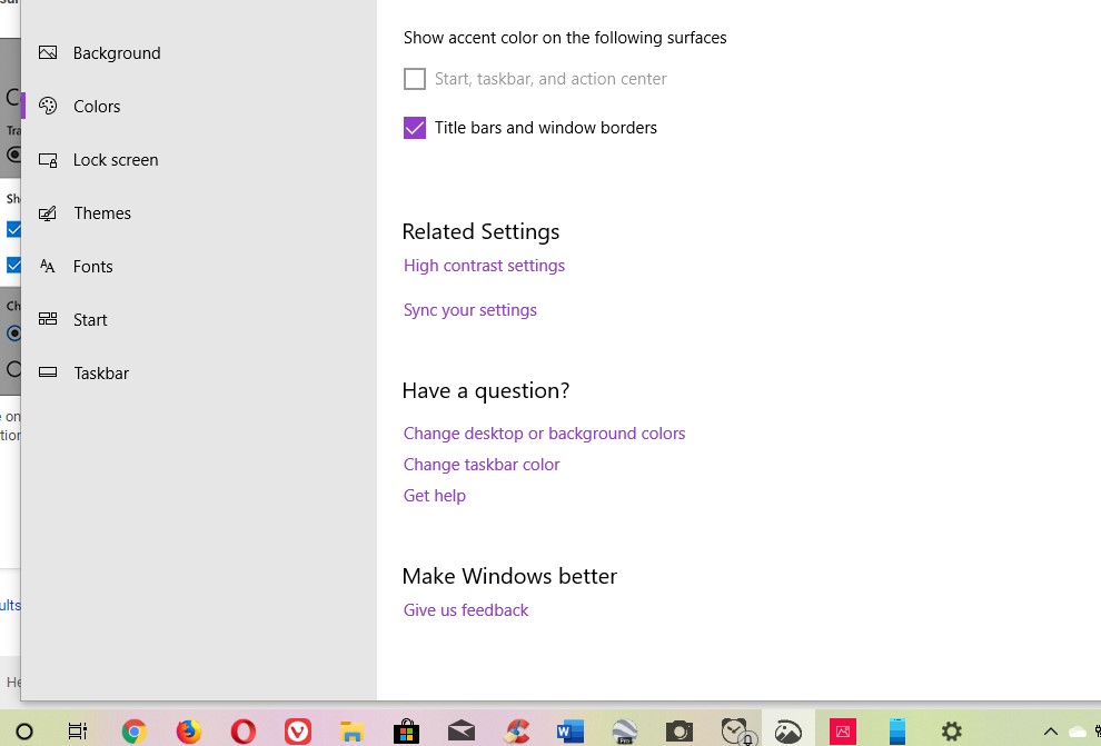 Cannot change color of Windows Taskbar eac38cb8-0b4a-430c-ab60-9d98d57004cf?upload=true.jpg
