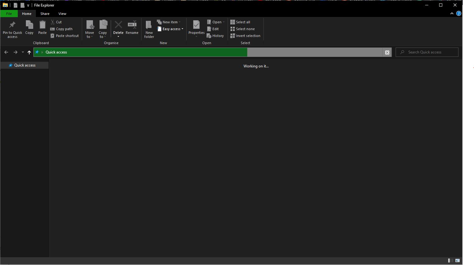 File explorer won't load properly, Green progress bar stuck, File Icons Blank eb038899-f6e1-4148-bb34-2798ac1df1b2?upload=true.jpg