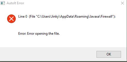 How can fix  autoIt Error Line 0 file C:\Users875\AppData\Roaming\ServiceGet\vapihas.dat" eba62d62-8cb5-43b5-b81b-afa36b5e9898.jpg