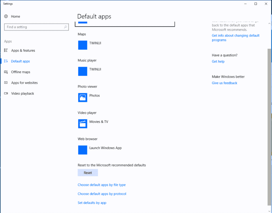 Why is default app window crashing when trying to set a web browser? ec134b77-c8ac-46d3-b0f7-889d68cc8880?upload=true.png
