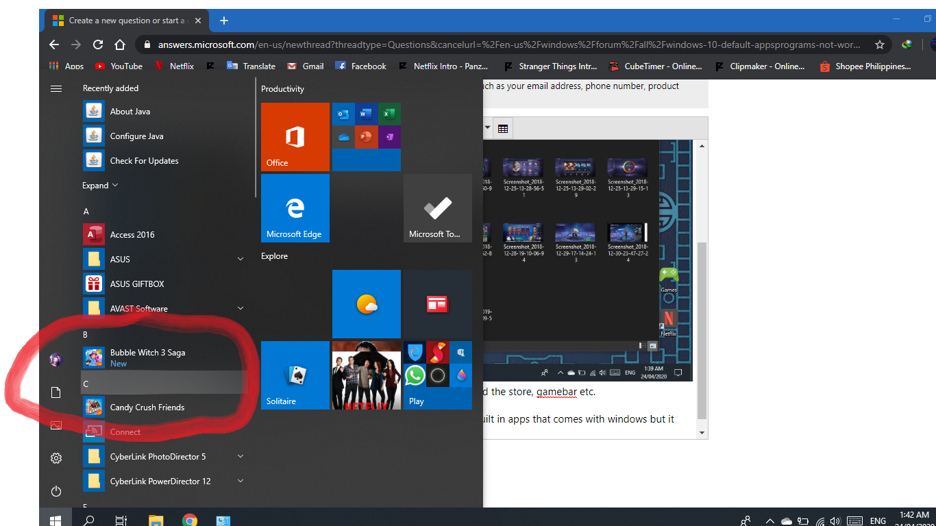 Windows default apps like store, gamebar etc. is missing after reset ec730849-7067-4f4f-b448-55367edcbc64?upload=true.png