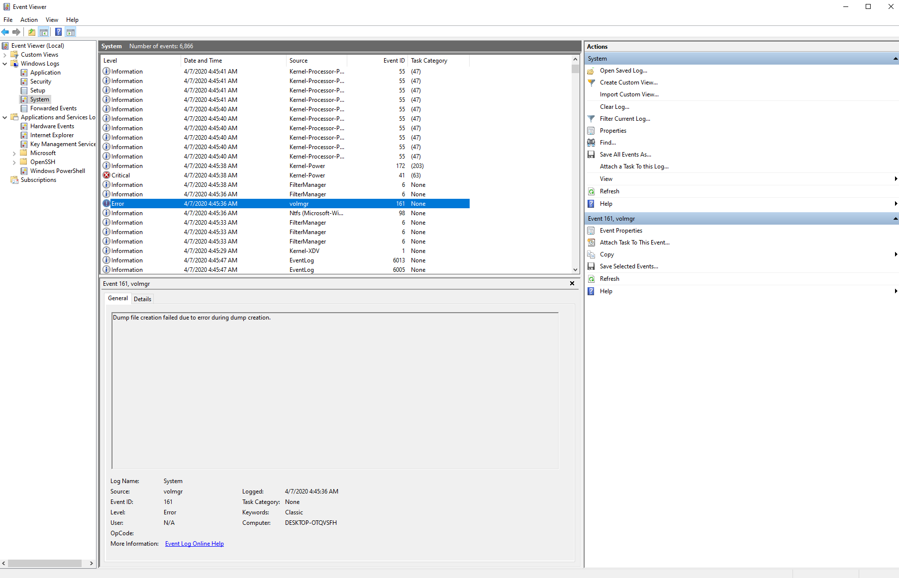Frequent Unexpected System Crashes ecbadf6a-bac3-420c-baa5-55b5f1e49a58?upload=true.png