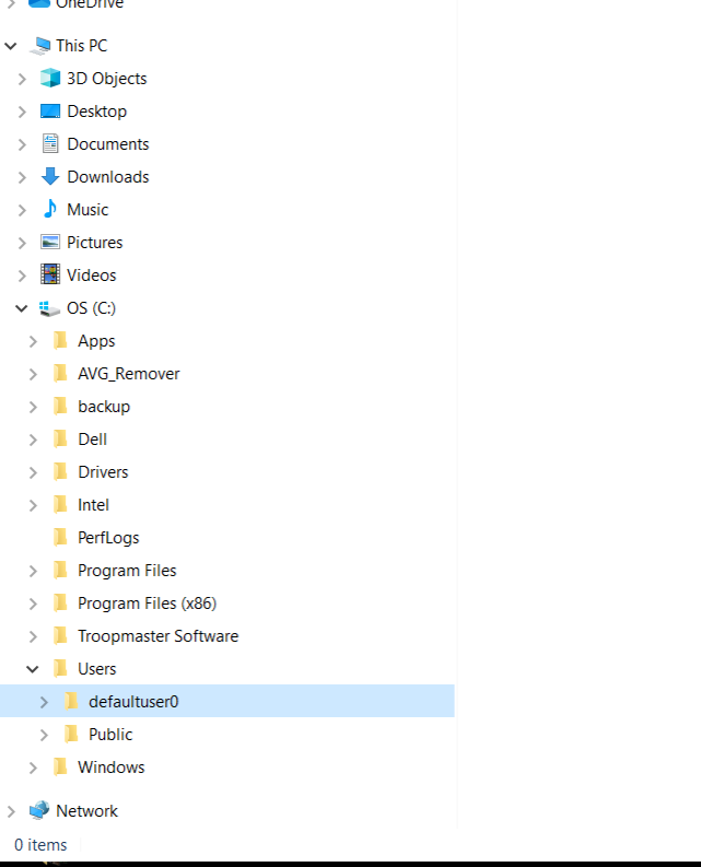 My computer USERS file name has changed names and the files in it have nothing in them. ecd765f8-5614-4245-8311-1a12cae6154d?upload=true.png