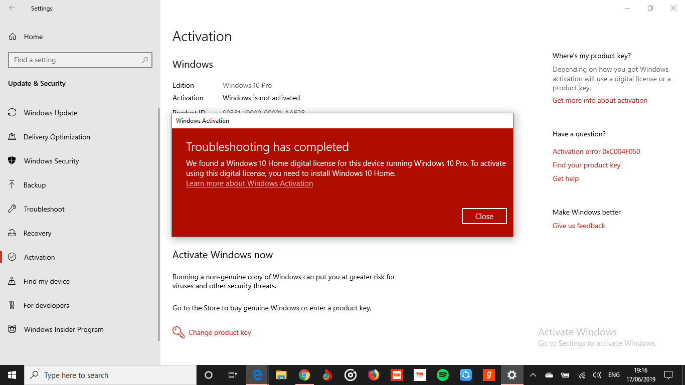 Not able to reactivate windows 10 after hardware change ed400aad-089f-4ced-b0ae-ce088b918c9b?upload=true.png