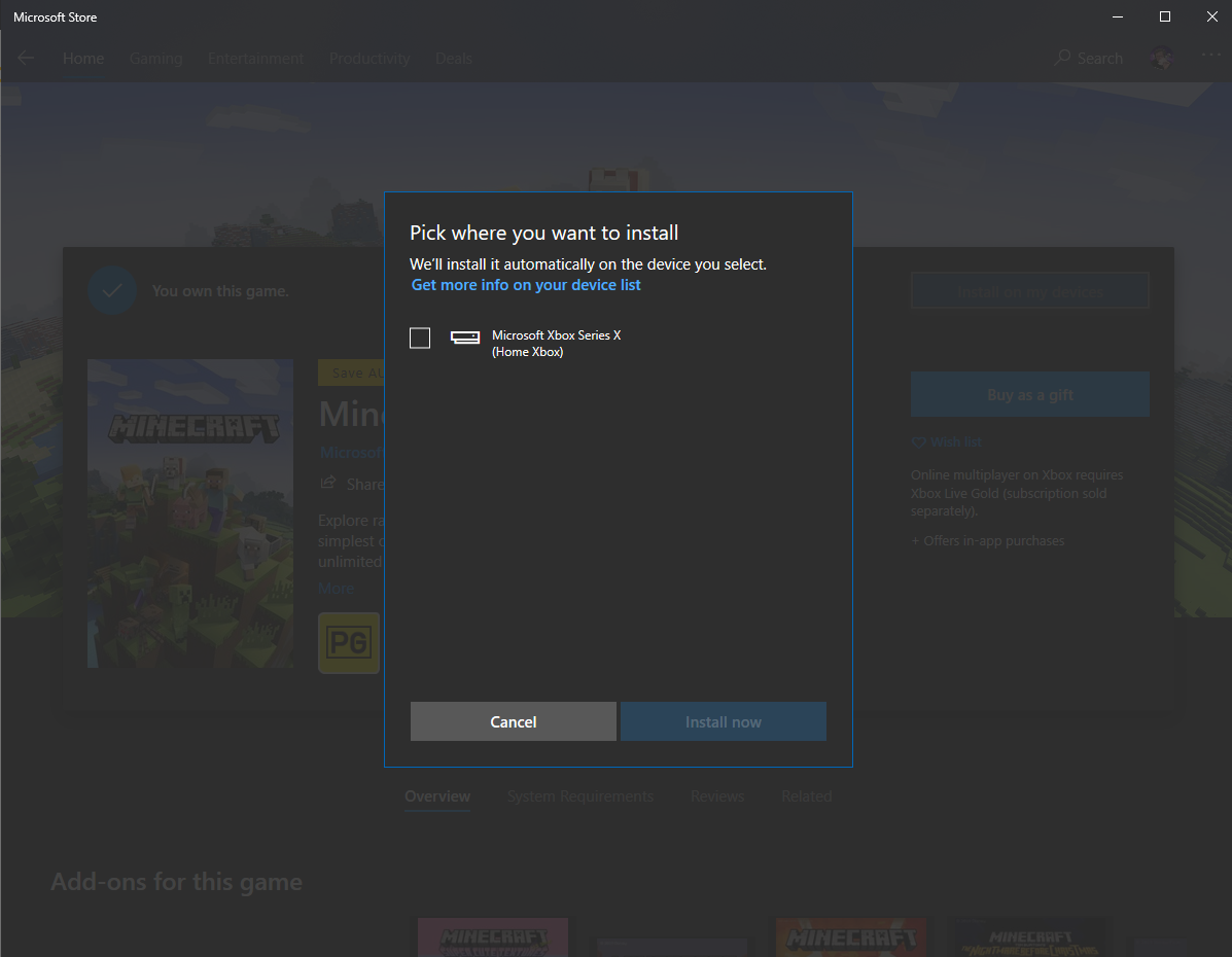 The Microsoft Store doesn't detect my PC ed497834-ca01-440e-8e38-f8323ac96f6e?upload=true.png