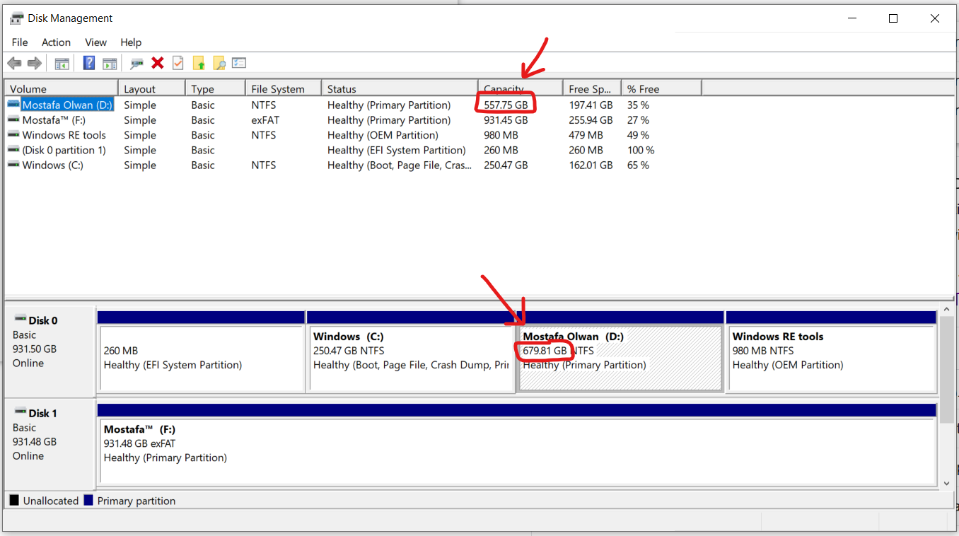 D partition space has been decreased edb496ba-d94a-4e8e-973d-0d75621a9461?upload=true.png
