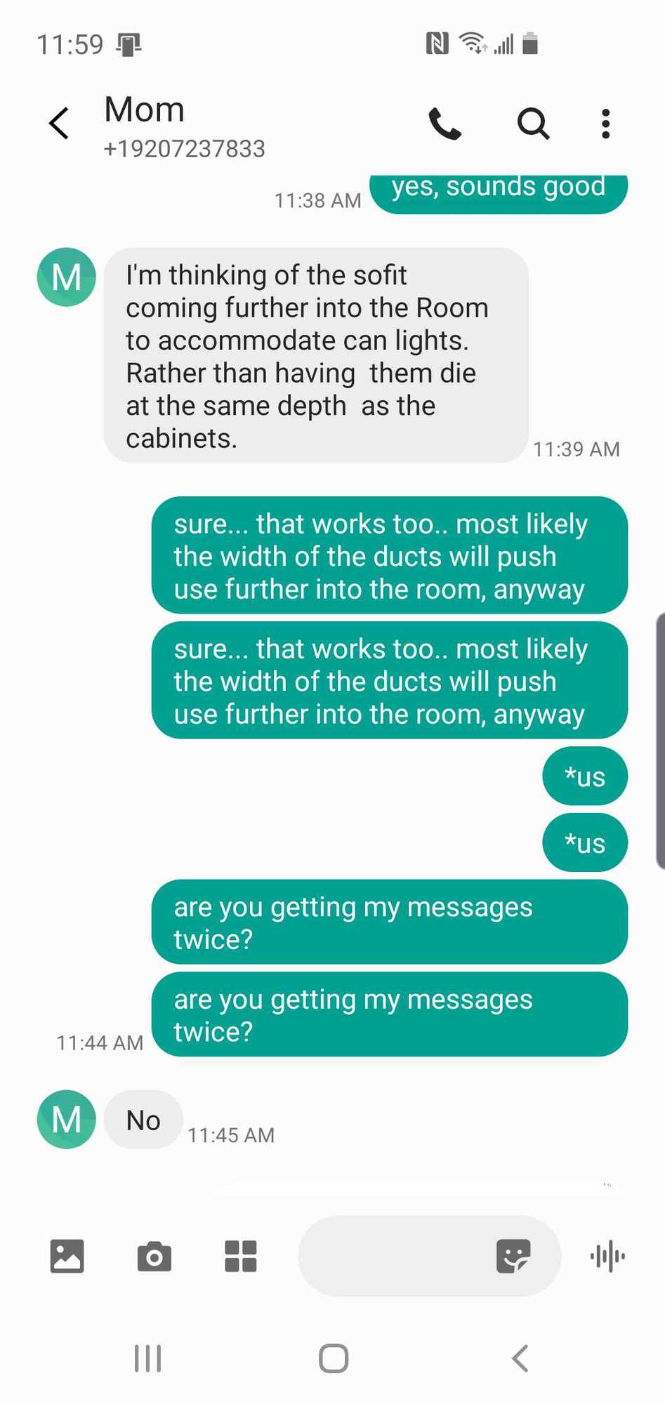 Texts showing up twice edc35c6a-40d5-46ba-a231-29c0eb91fcaf?upload=true.jpg