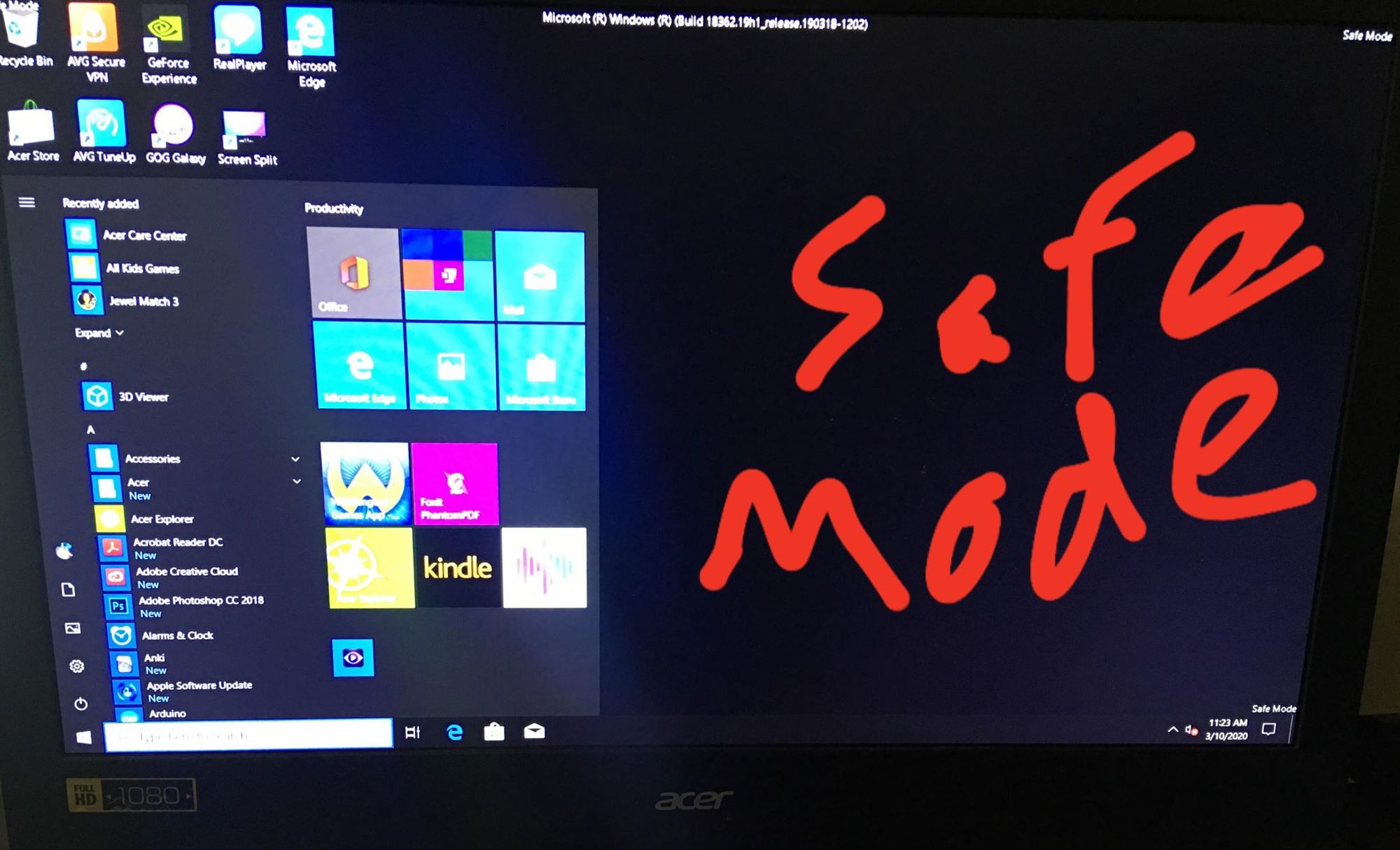 Logged in, screen is black/blank/empty, I can see/use the mouse, no taskbar, no desktop... edee26e7-e0dc-4b53-8e86-77a4c133d34a?upload=true.jpg