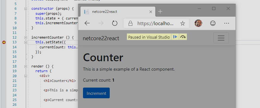 New Visual Studio 2019 version 16.2 Preview 2 released edge-chromium-breakpoint-1.png