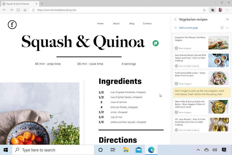 What is New in Microsoft Edge Web Experiences for October 2020 Edge-Collections_Pinterest-900x600-v72_Zooms.gif