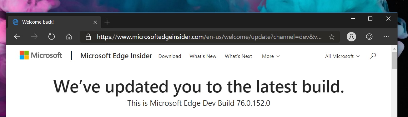 Microsoft rolls out new Edge update for Windows 10 with improvements Edge-Dev-update.jpg